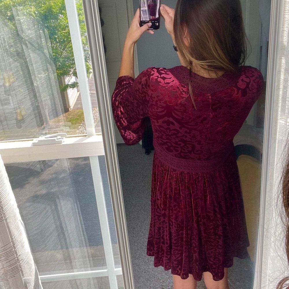 Altar'd State Marin Velvet Dress - Picture 4 of 9